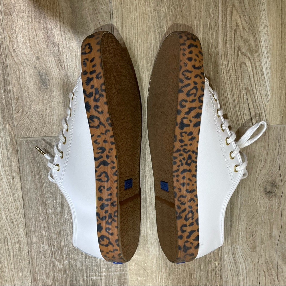 Leopard Sole Leather Keds - Picture 4 of 6